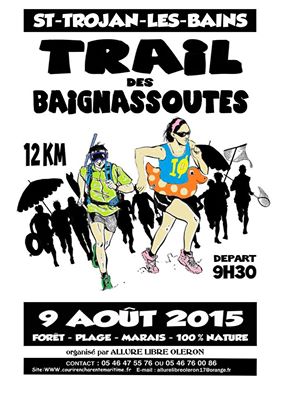Affiche Trail des Baignassoutes 2015